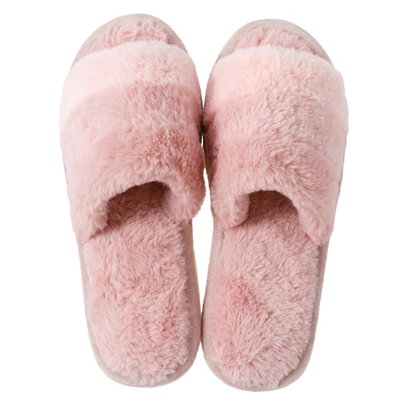 スリッパ(サンショクファー ローズ ngSRx3a M) 6枚目画像