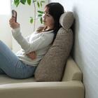 背もたれクッション (ベージュ) 1枚目画像