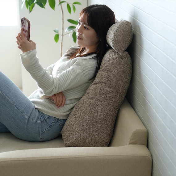 背もたれクッション (ベージュ) 1枚目画像