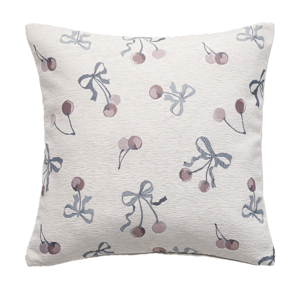 クッションカバー(リボンチェリー ホワイト NG09) | ニトリネット