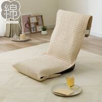 座椅子パッド(イブルウォッシュ ベージュ gST4)