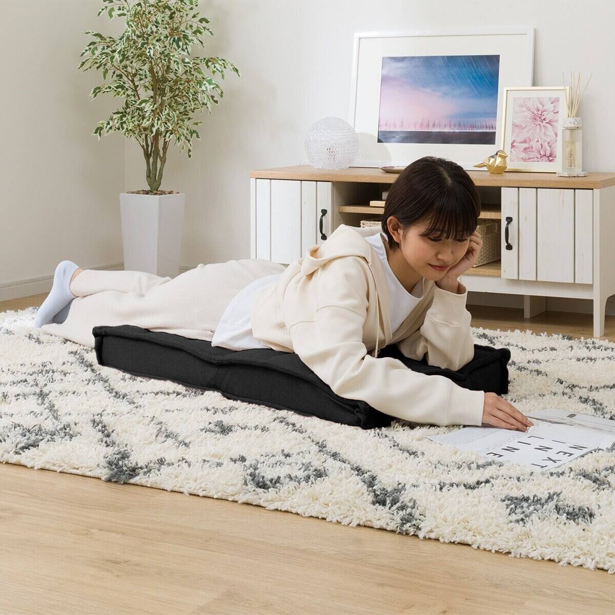 東芝REGZA 32型&ニトリ座椅子&ミニテーブルのセット コンパクト座椅子(LC-A04SQ ブラック) | ニトリネット【公式】 家具