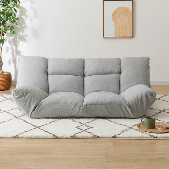 カジュアルソファ(CS-N04WN GY) 2枚目画像