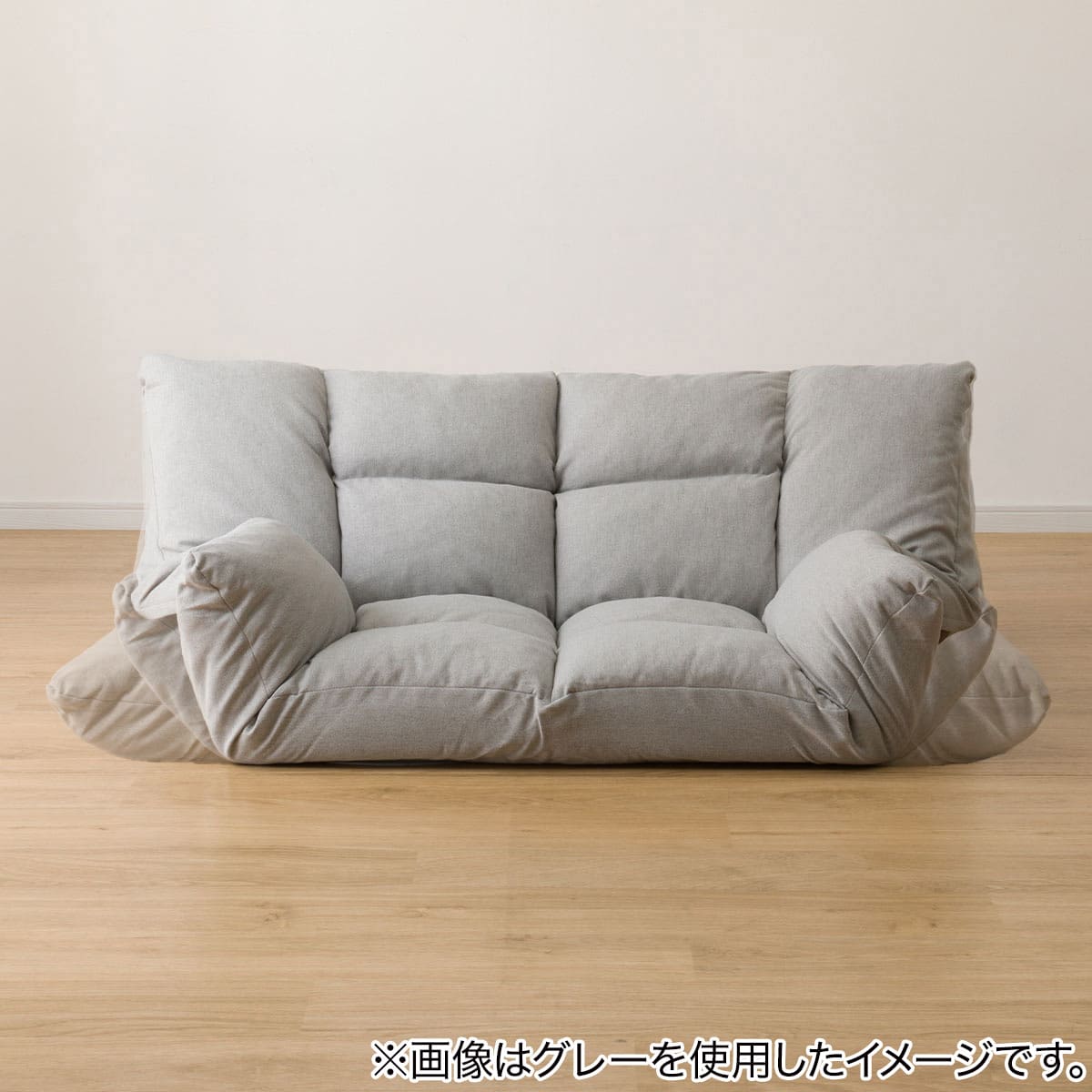 Ⅰ人用ソファ NB874 関家具 PETTO 1人掛けソファ ポフナ 幅89cm PB17 シルバーホワイト