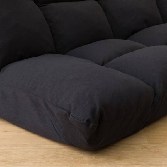 カジュアルソファ(CS-N04WN BK) 15枚目画像