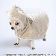 ペット用着る毛布(シマエナガ)