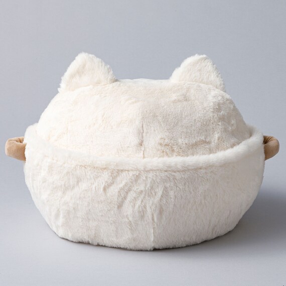 鍋型ペットベッド(アイボリー R40) 8枚目画像