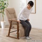 高さ2段調整高座椅子(JC-E05) 5枚目画像