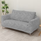 肘付ストレッチソファカバー(SC-A11RS 2P グレー) 1枚目画像