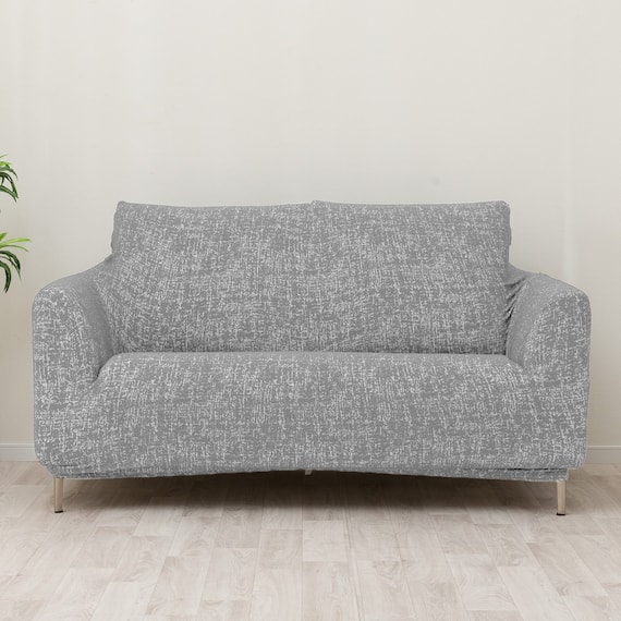 肘付ストレッチソファカバー(SC-A11RS 2P グレー) 6枚目画像