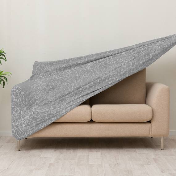 肘付ストレッチソファカバー(SC-A11RS 2P グレー) 7枚目画像