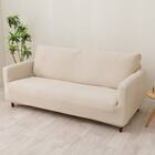 肘付ストレッチソファカバー(SC-A11RS 3PW ベージュ) 1枚目画像