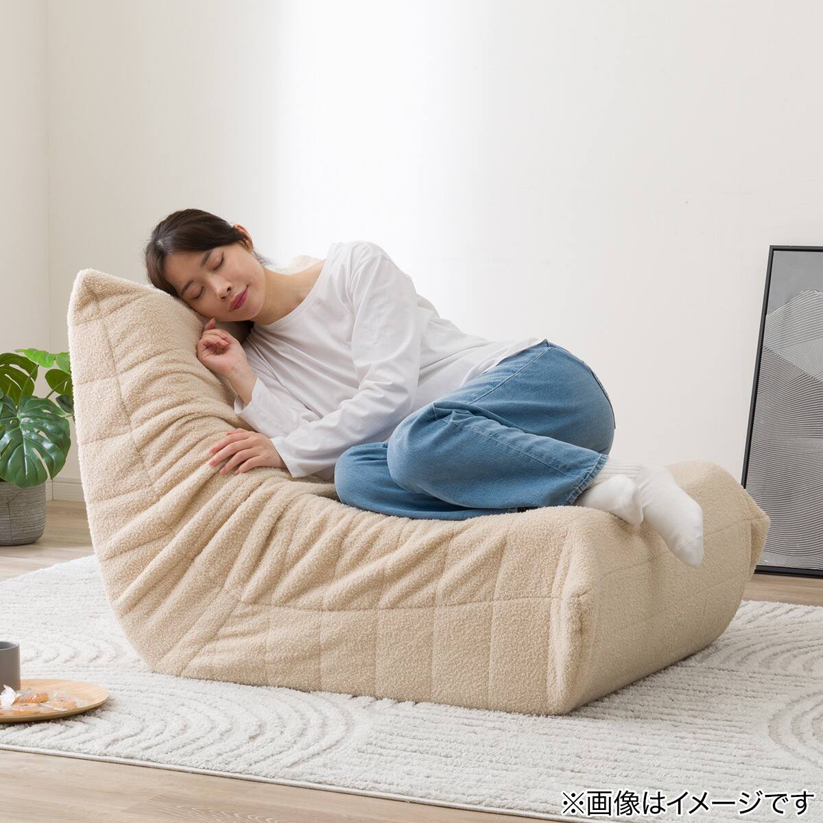 ウレタンソファ(US-N02LRS 1P アイボリー) | ニトリネット【公式