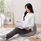 コタツにも使えるコンパクトビーズクッション 4枚目画像