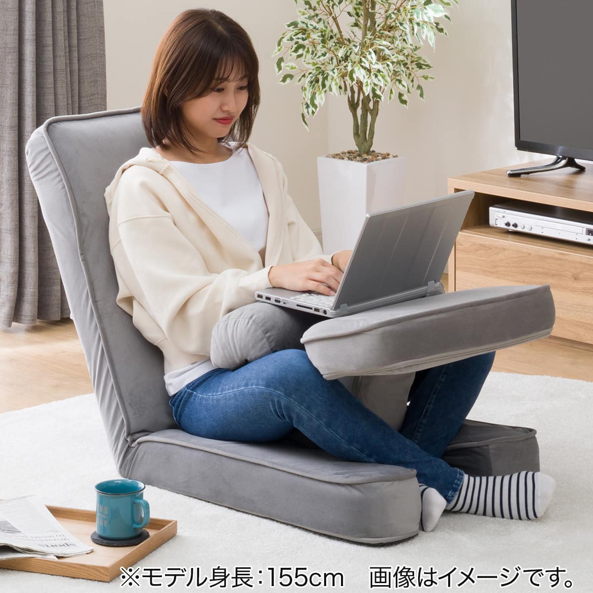 ゲーミング座椅子3(ベロア グレー) | ニトリネット【公式】 家具