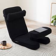 ゲーミング座椅子ワイド２ レバー ブラック