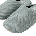ニット風ルームシューズ(KN2601 グリーン L) 2枚目画像
