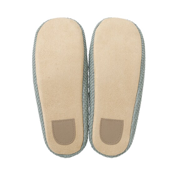 ニット風ルームシューズ(KN2601 グリーン L) 7枚目画像