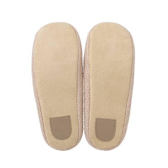 ニット風ルームシューズ(KN2601 ベージュ M) 7枚目画像