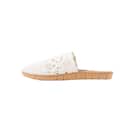 ルームサンダル レース(LC2601 アイボリー S) 3枚目画像