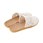 ルームサンダル レース(LC2601 アイボリー S) 4枚目画像