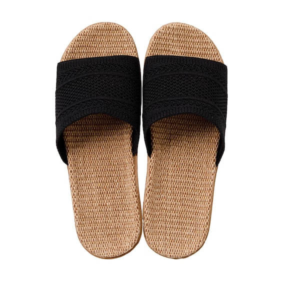 ルームサンダル メッシュニット(MN2601ブラック S) 5枚目画像