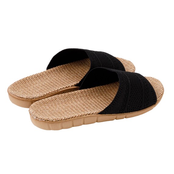 ルームサンダル メッシュニット(MN2601ブラック M) 4枚目画像