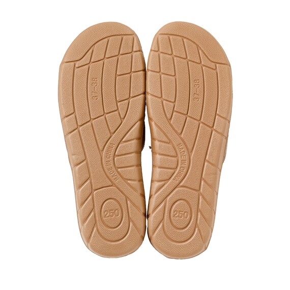 ルームサンダル メッシュニット(MN2601 ブラウン M) 6枚目画像