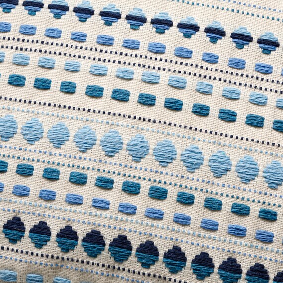 クッションカバー(ドット BL DT2601 45×45cm) 3枚目画像