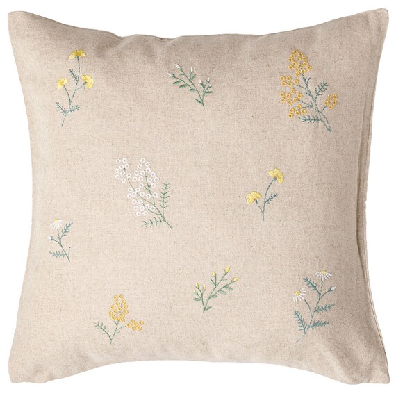 クッションカバー(ハーブ FL2601 45×45cm) 1枚目画像