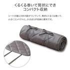 ロングチェアシート(Nクール極冷26 グレー) 3枚目画像