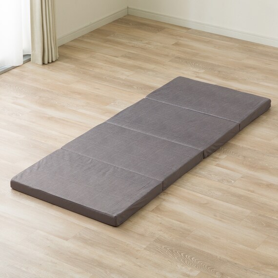 4つ折りフロアクッション(Nクール極冷26 グレー) 6枚目画像