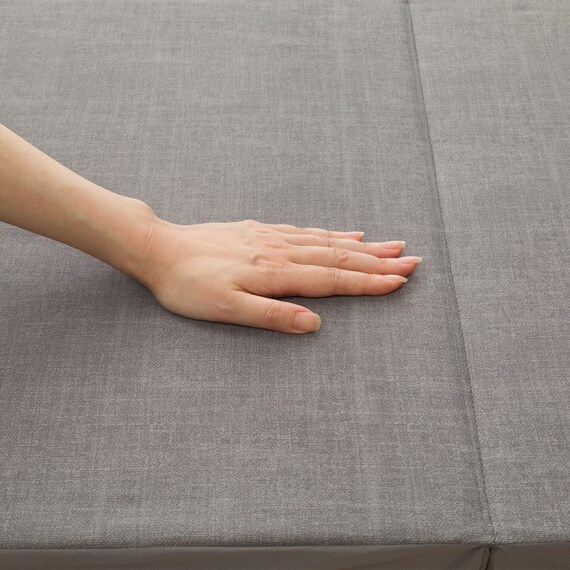 4つ折りフロアクッション(Nクール極冷26 グレー) 12枚目画像