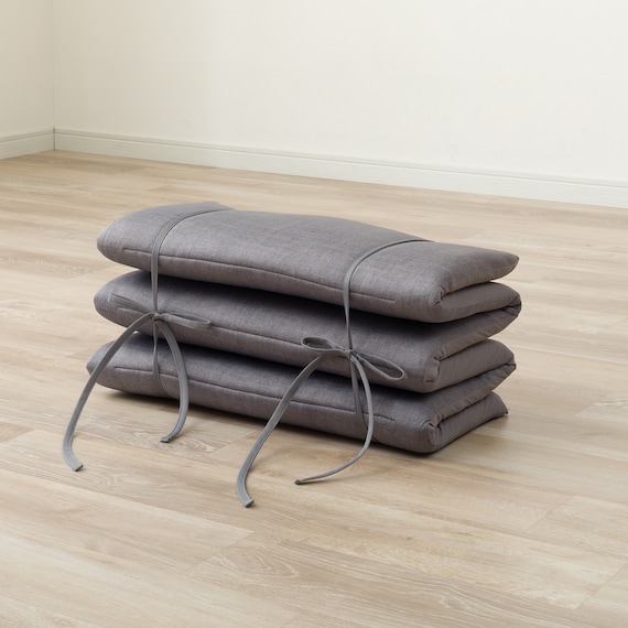 大判ごろ寝クッション(Nクール極冷26グレー) 4枚目画像