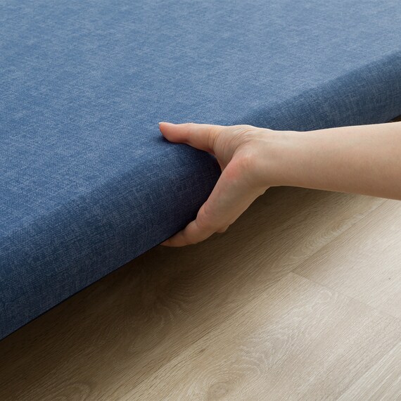 ロングフロアクッションカバー(C Nクール極冷26ネイビー) 8枚目画像