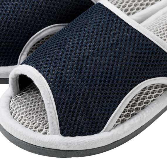 スリッパ メッシュ(ME2601ネイビー L) 2枚目画像