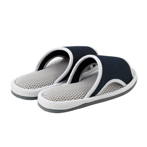 スリッパ メッシュ(ME2601ネイビー L) 4枚目画像