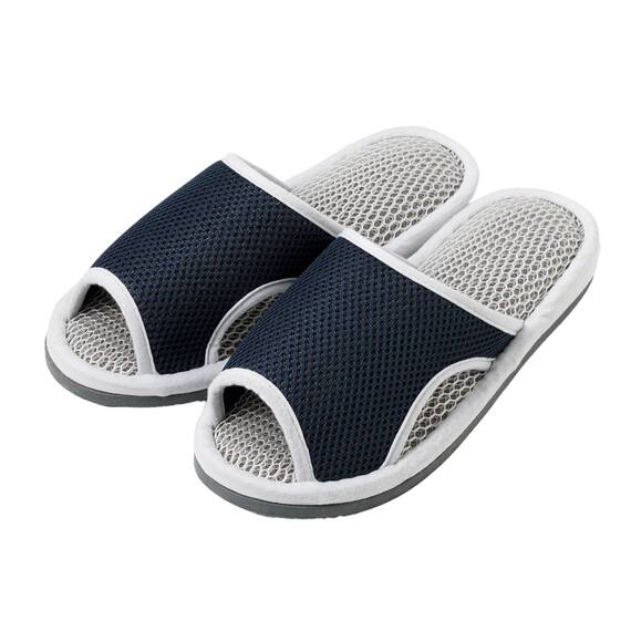 スリッパ メッシュ(ME2601ネイビー LL) 1枚目画像