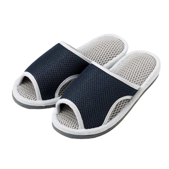 スリッパ メッシュ(ME2601ネイビー LL) 1枚目画像