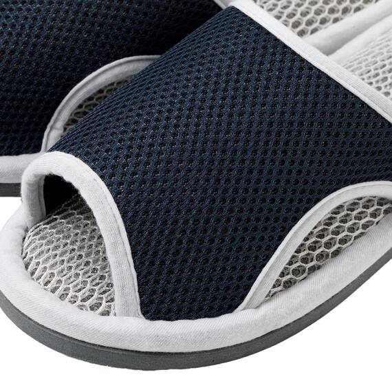 スリッパ メッシュ(ME2601ネイビー LL) 2枚目画像