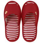 スリッパ(MYリボタンRB003 レッド F) 3枚目画像