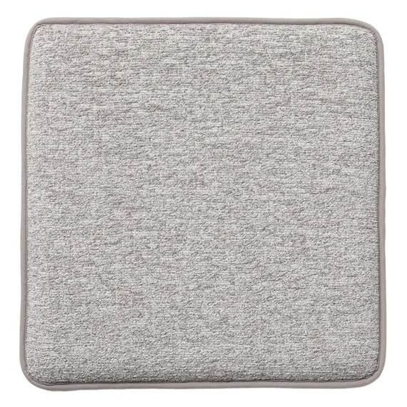 シェニールシートクッション3(SQ グレー) 4枚目画像