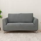 ストレッチソファカバー(Nクール NC2604 グレー 2P) 10枚目画像