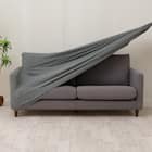 ストレッチソファカバー(Nクール NC2604 グレー 3PW) 10枚目画像