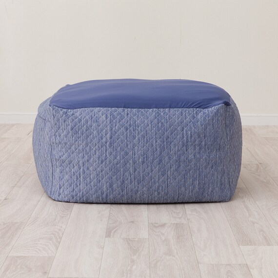 ビーズソファ専用カバー 大サイズ(Nクール ブルー NC2603) 4枚目画像