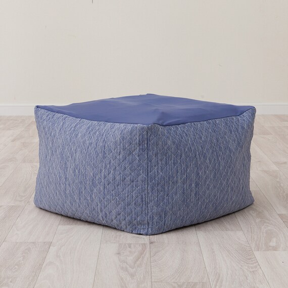 ビーズソファ専用カバー 標準サイズ(Nクール ブルー NC2603) 3枚目画像