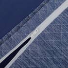 ビーズソファ専用カバー 標準サイズ(Nクール ブルー NC2603) 5枚目画像