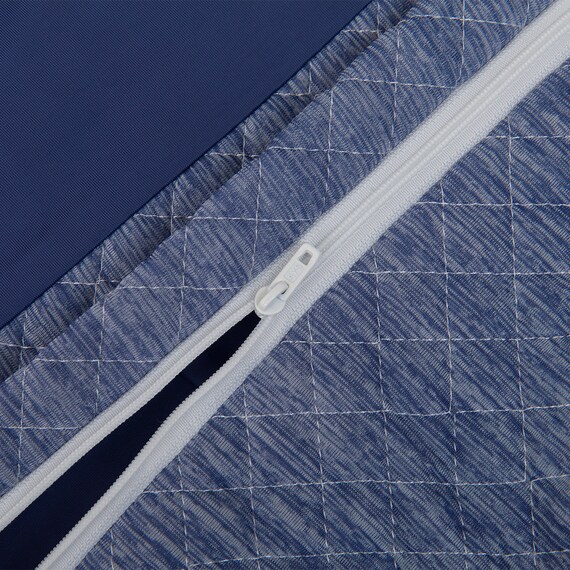 ビーズソファ専用カバー 標準サイズ(Nクール ブルー NC2603) 5枚目画像