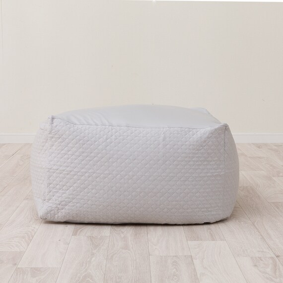 ビーズソファ専用カバー 大サイズ(Nクール極冷 グレー NCG2608) 4枚目画像