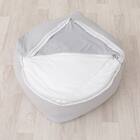 ビーズソファ専用カバー 大サイズ(Nクール極冷 グレー NCG2608) 7枚目画像